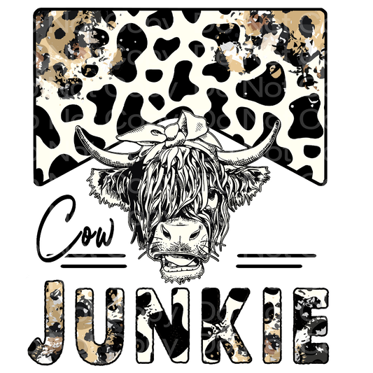 Western Cow Junkie Transfer Film 446