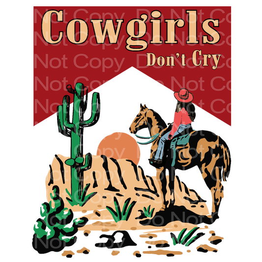 Western Cowgirls don't cry Transfer Film 445