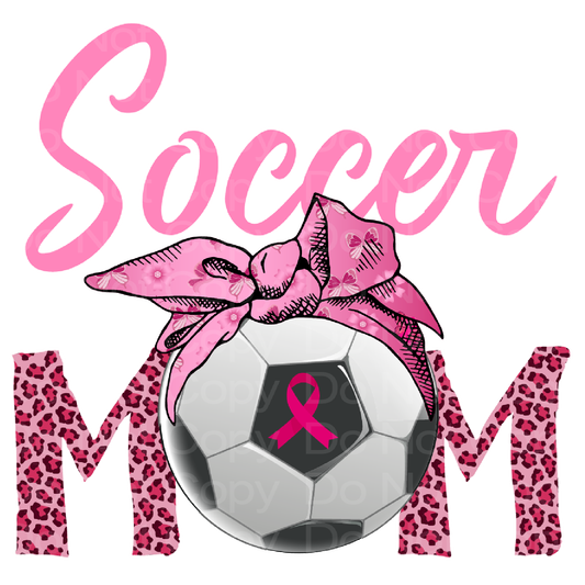 Breast Cancer Soccer Mom Transfer Film 1535