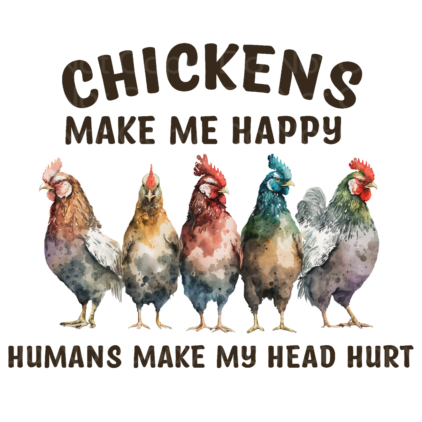 Chickens Make me Happy Transfer Film 483
