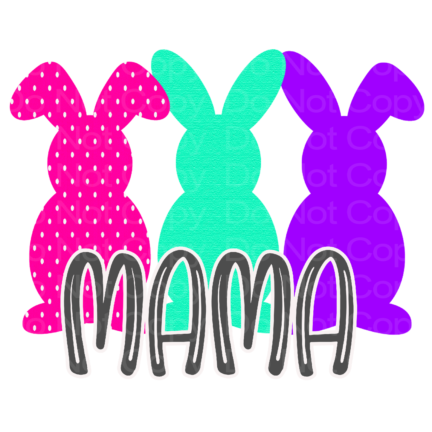 Easter Mama Matching Transfer Film 2640