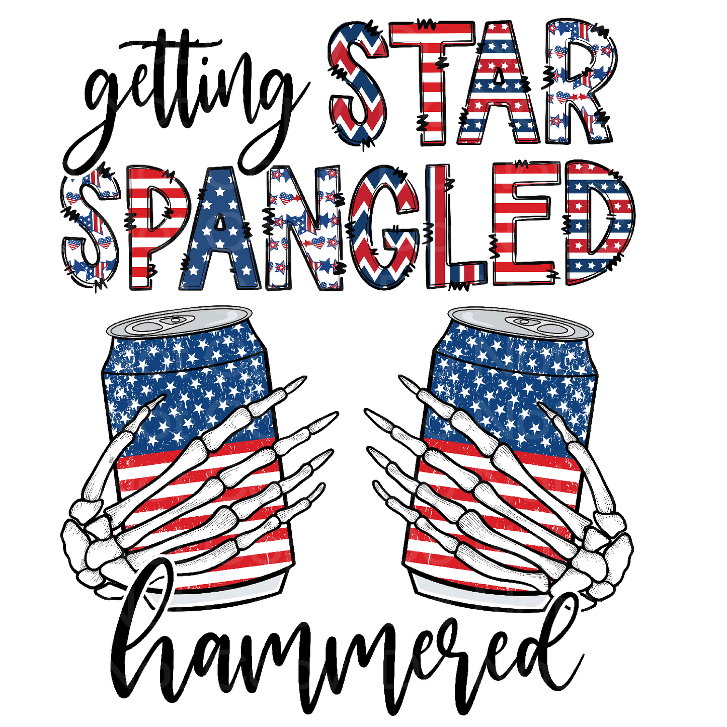 Getting Star Spangled Hammer Transfer Film 1639
