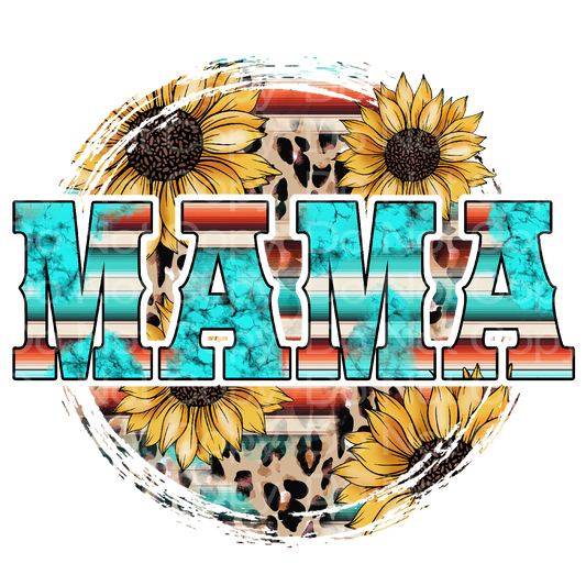 Western Mama Sunflower Transfer Film 423