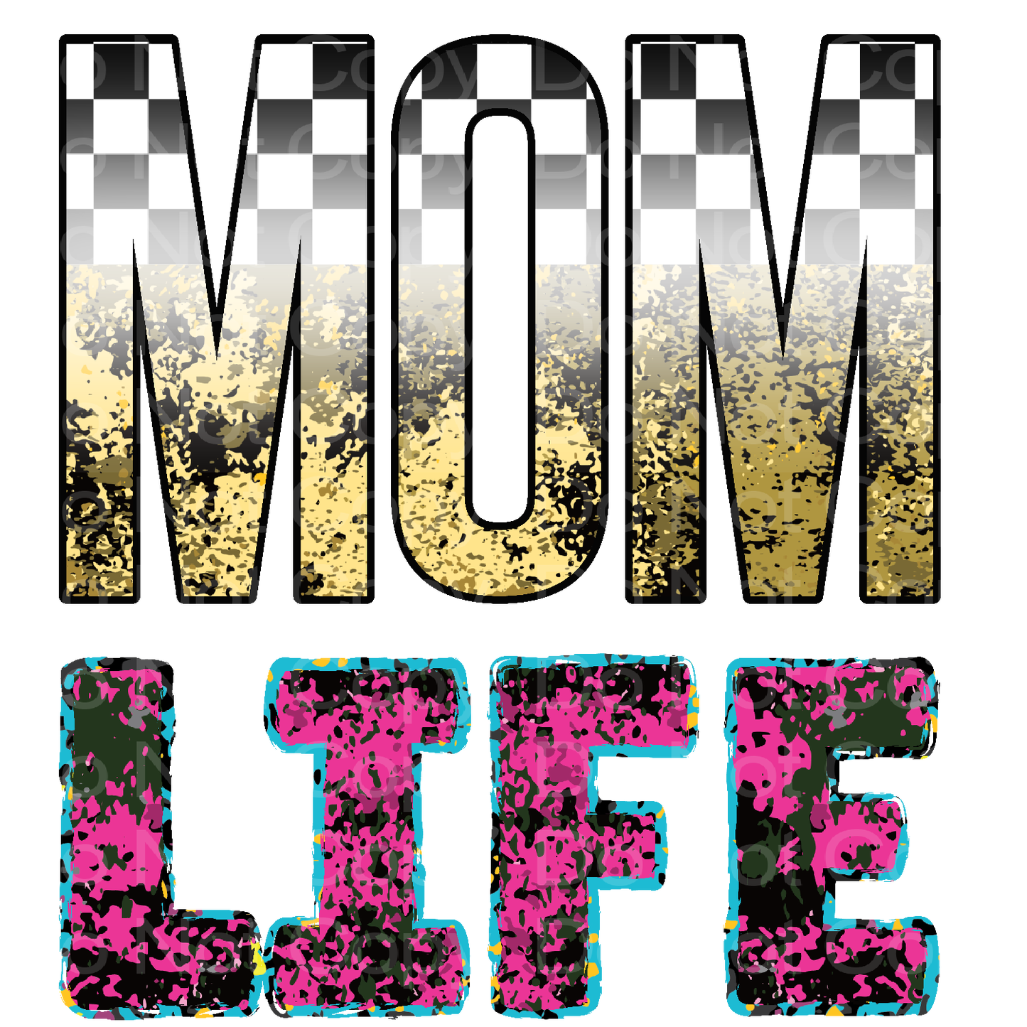 Race Mom Life Transfer Film 0414