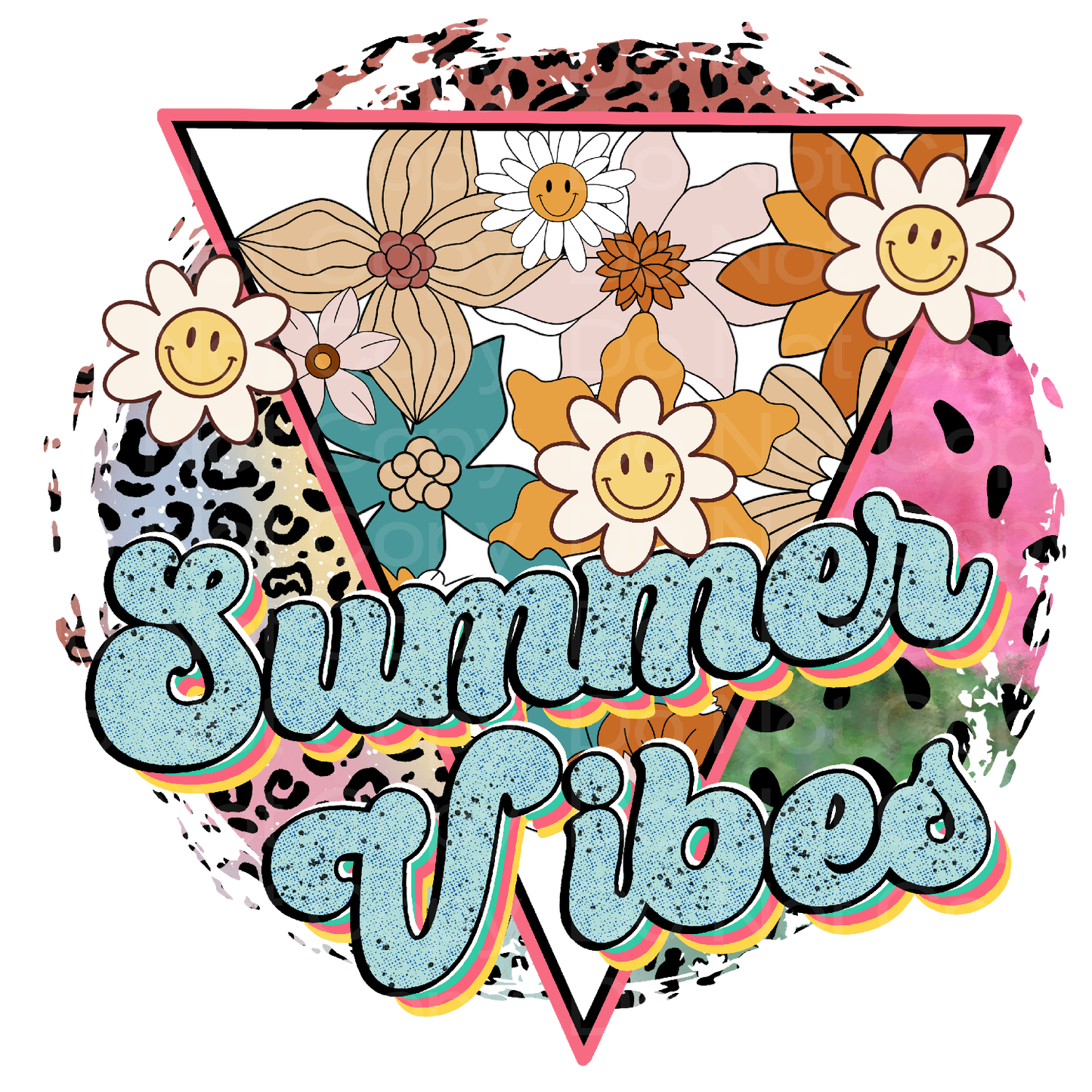 Retro Summer Vibes Transfer Film 2232