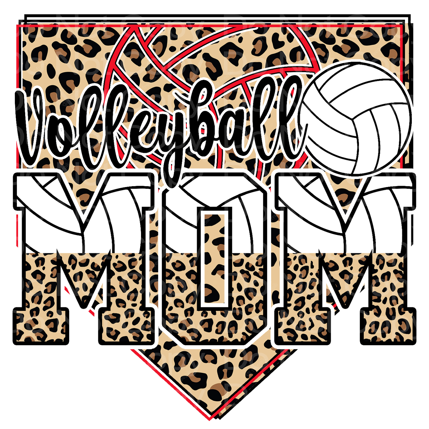 Volleyball Mom Transfer Film 0313