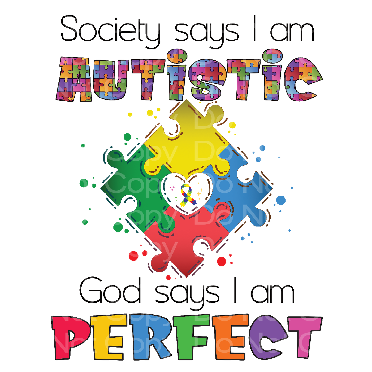 Autism Being Perfect Transfer Film 1504
