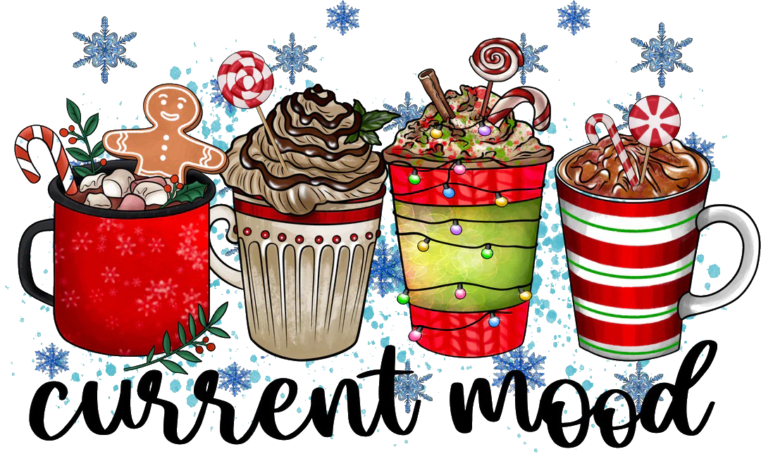Christmas Mugs Transfer Film 1011