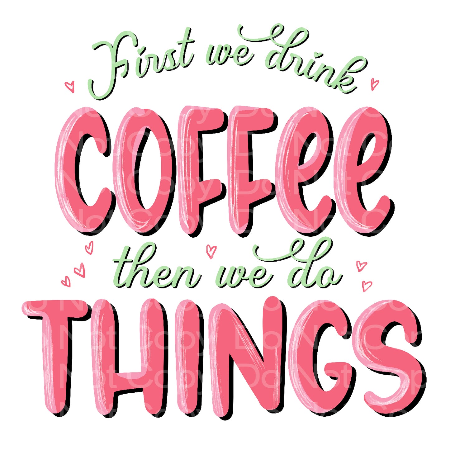 Coffee and Things Transfer Film 218