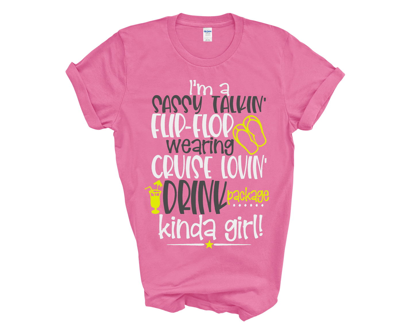 Sassy Girl Cruise Adult Cotton T-shirt