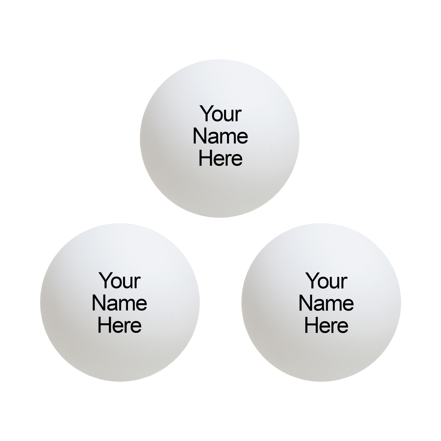 Custom Name Ping Pong / Beer Pong Ball