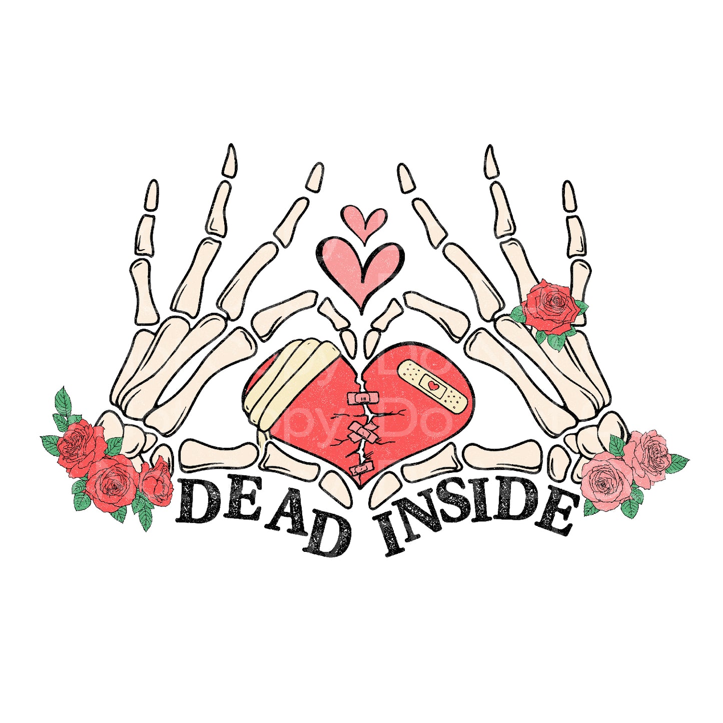 Dead Inside Broken Heart Transfer Film 226