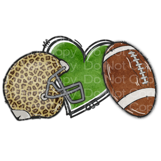 Football Heart Transfer Film 501