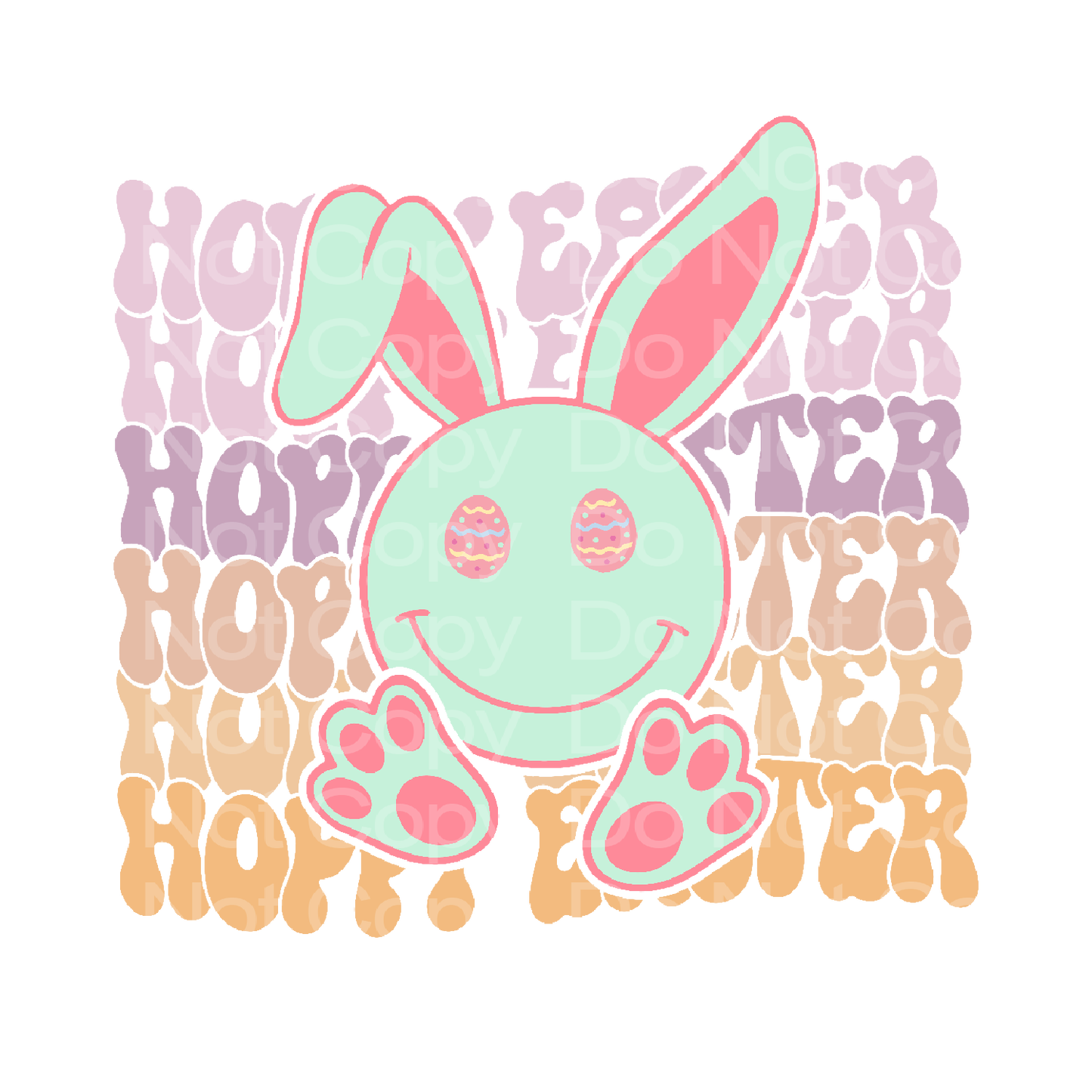 Easter Hoppy Easter Transfer Film 2412