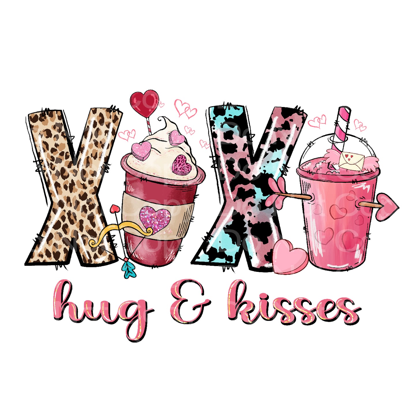 Hugs and Kisses Transfer Film 235