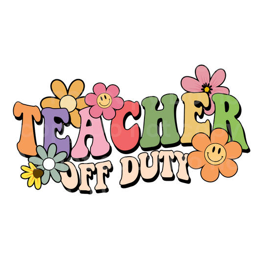Groovy Teacher off Duty Transfer Film 2192