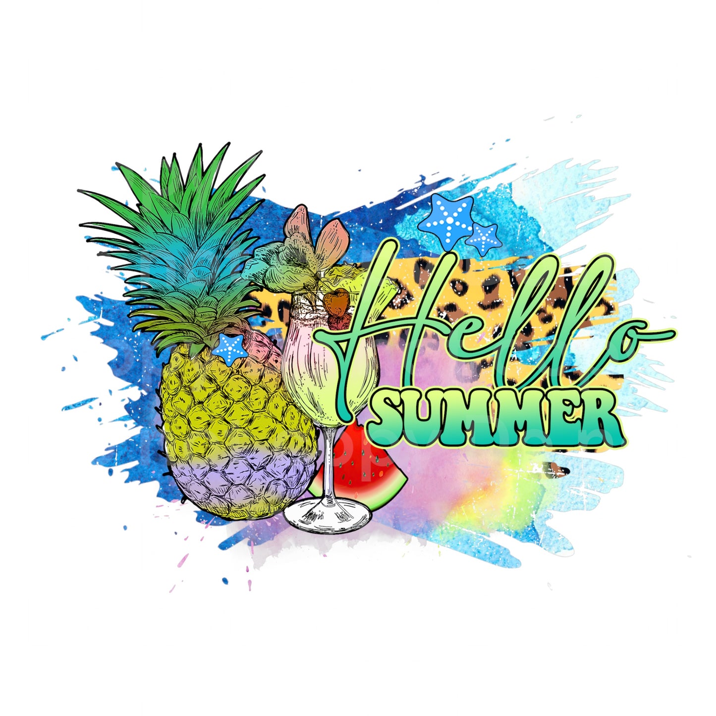 Hello Summer Transfer Film 1737