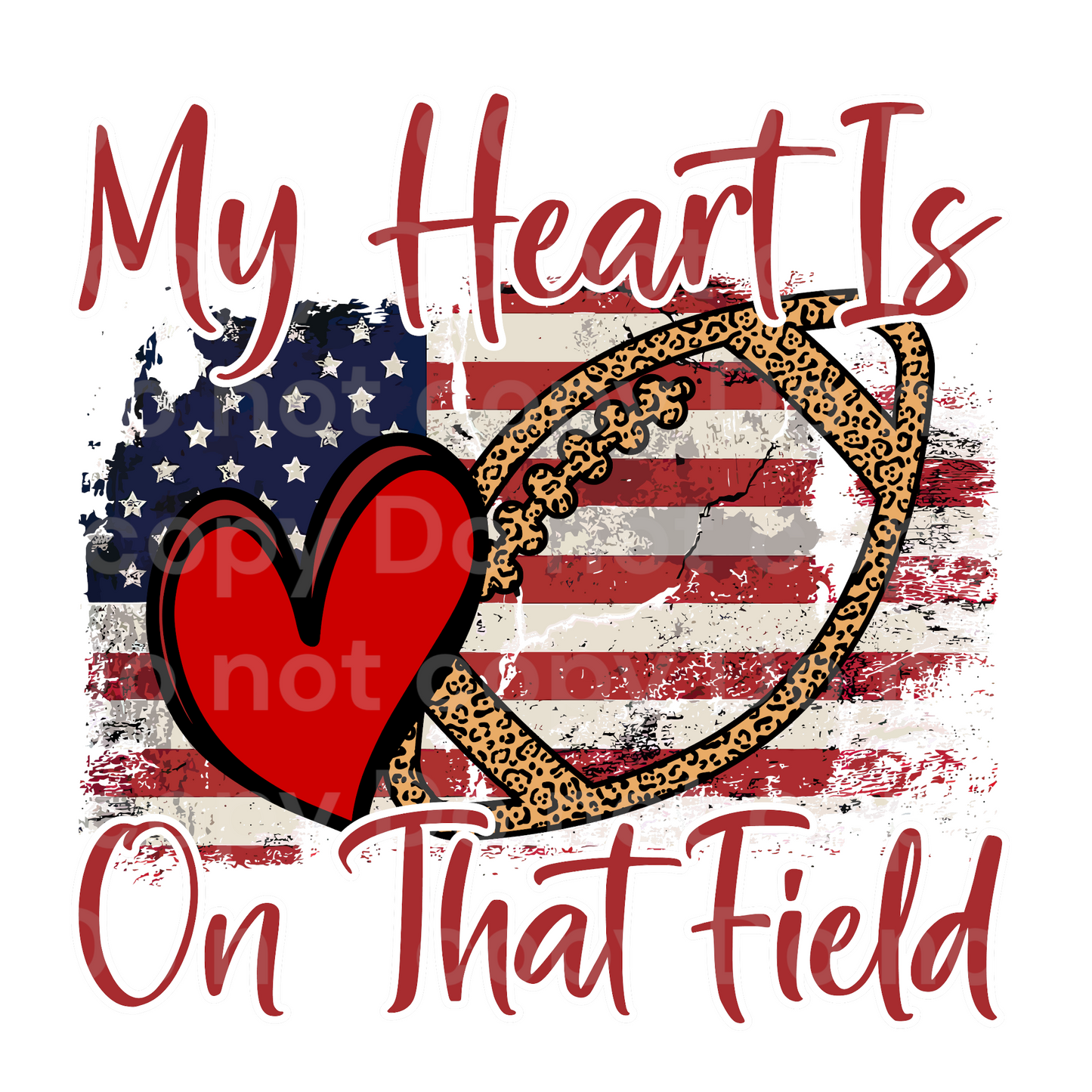 My heart is on that field football Transfer Film 1687
