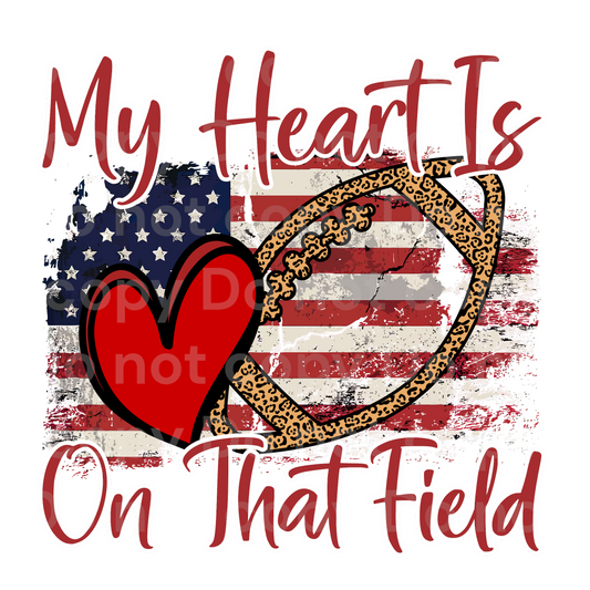 My heart is on that field football Transfer Film 1687