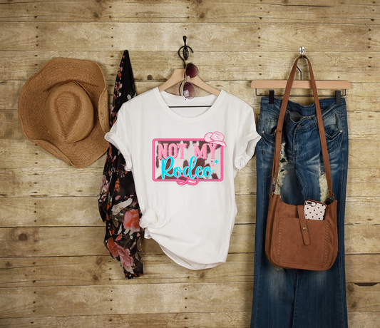 Not my Rodeo Adult Cotton T-shirt