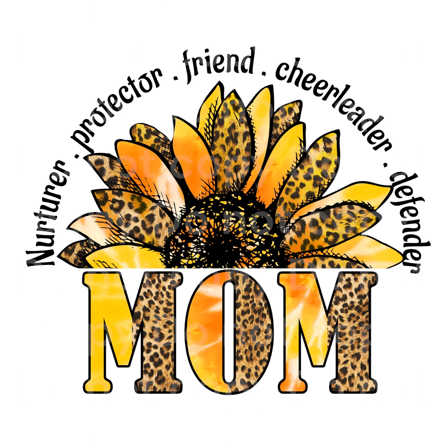 Sunflower Mom Transfer Film 0427