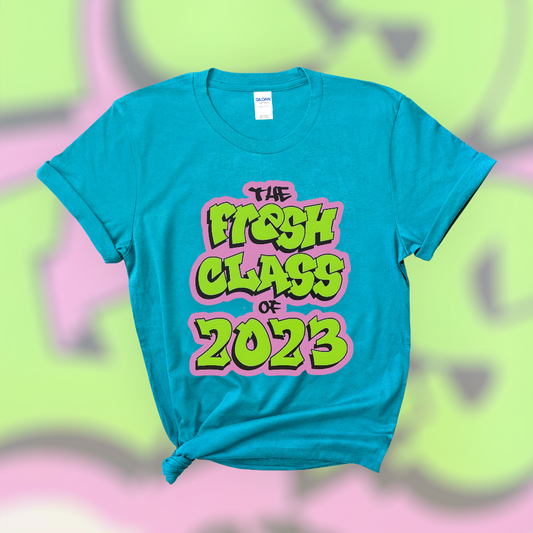 The Fresh Class of 2023 Senior Grad Adult Cotton T-shirt