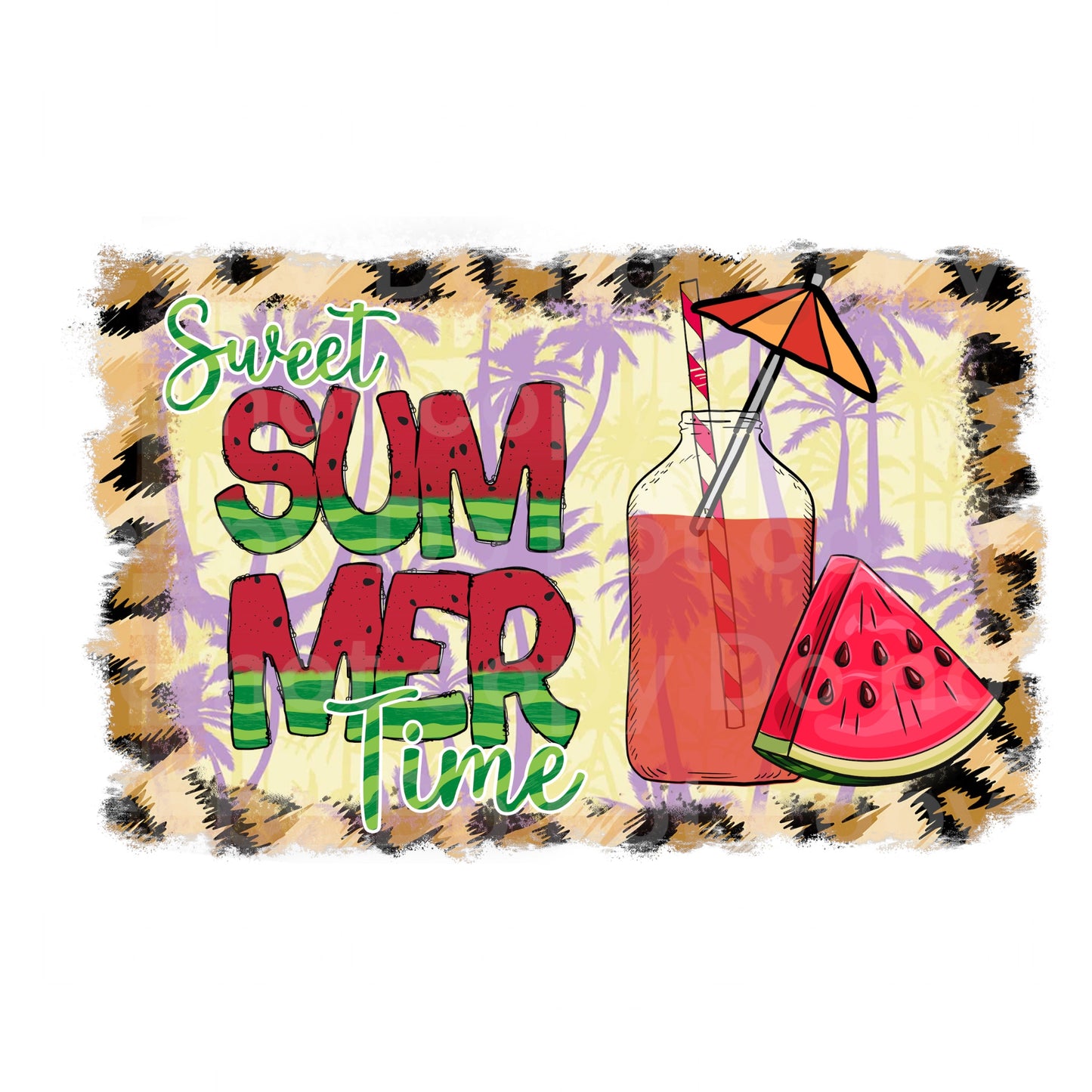 Sweet Summer Time Transfer Film 1738