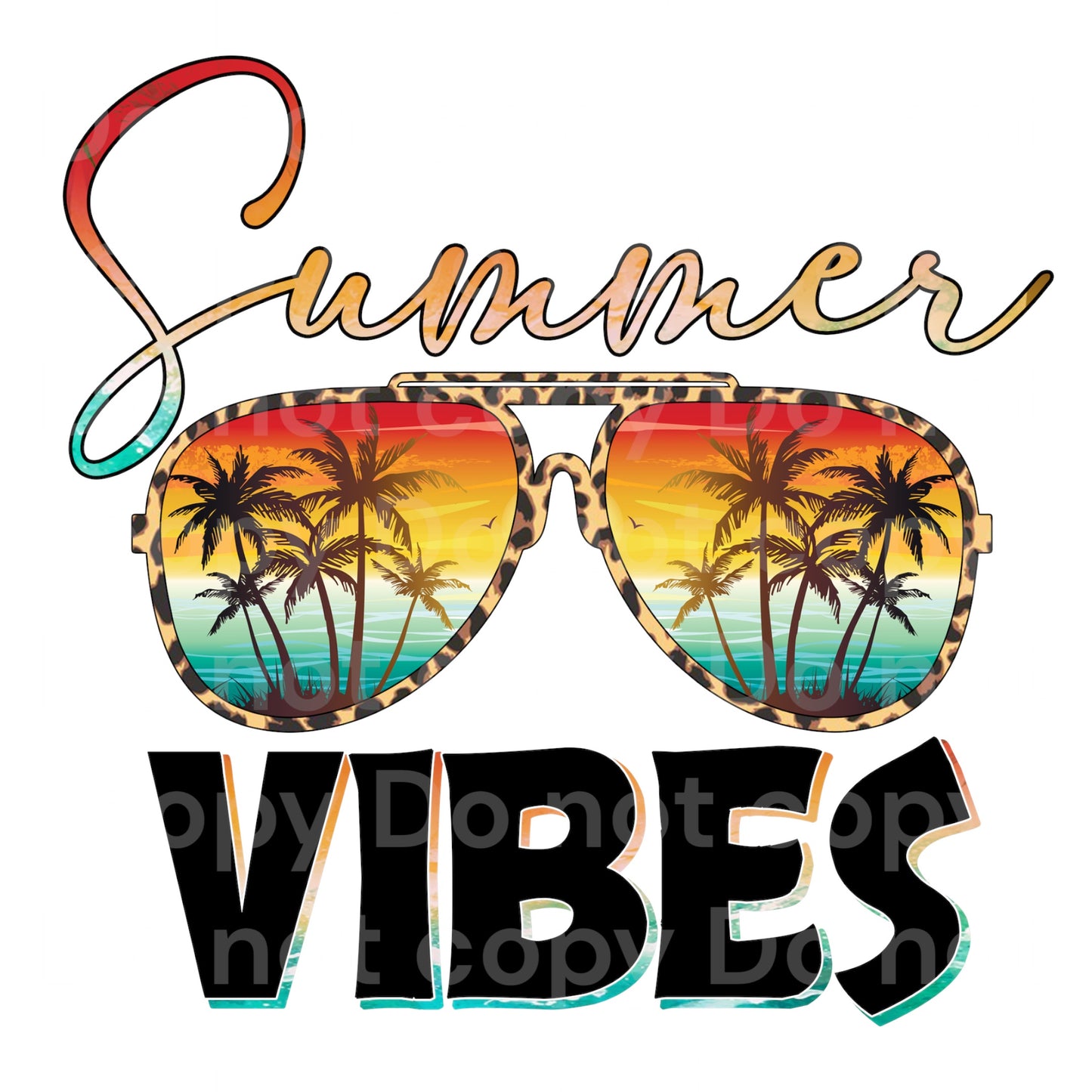 Summer Vibes Transfer Film 1734