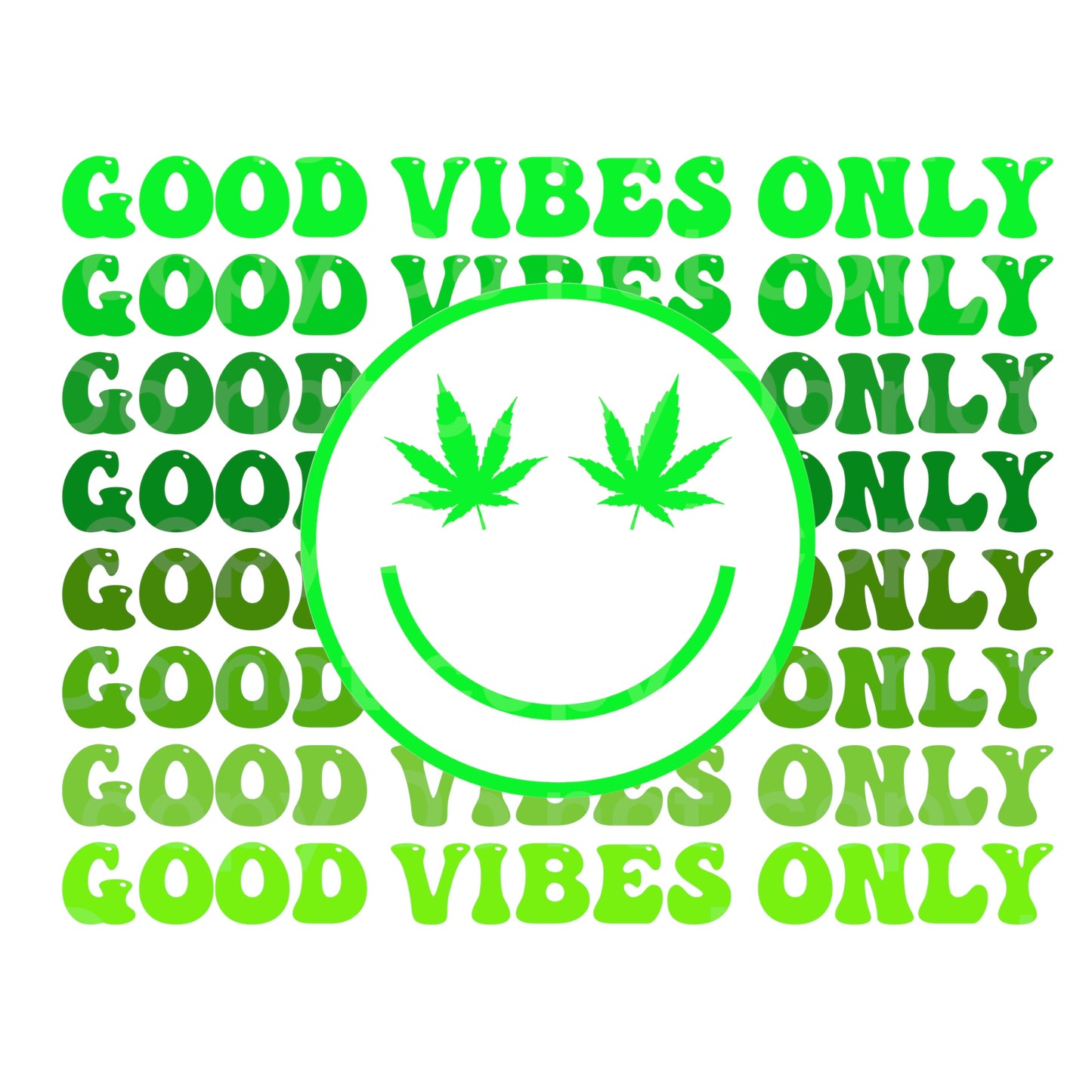 Good Vibes Only Transfer Film 9114