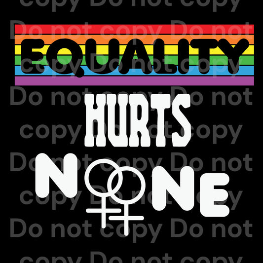 Equality hurts no one Transfer Film 10015