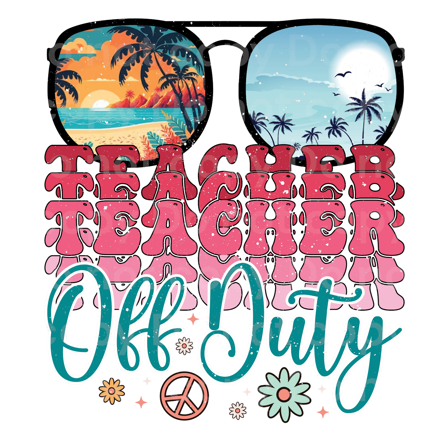 Vacation Teacher off Duty Transfer Film 2193
