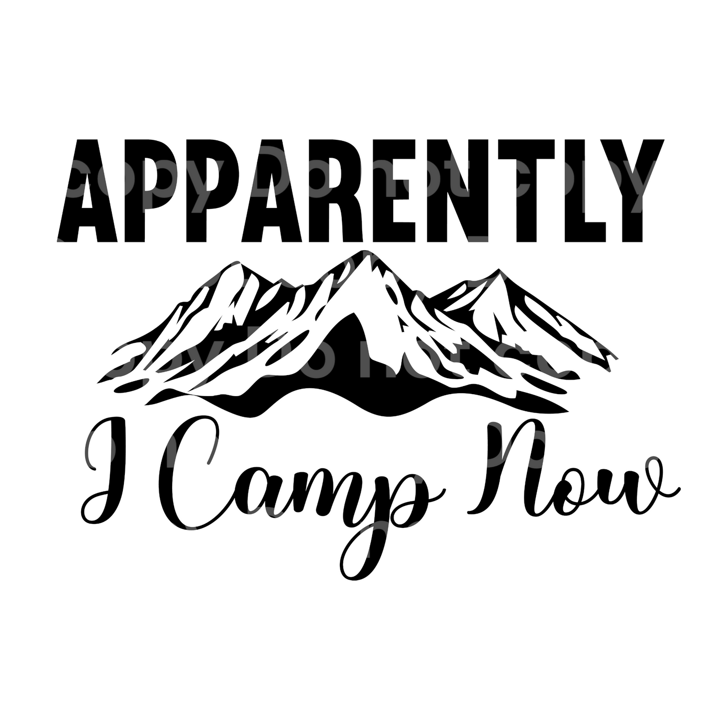 Apparently I Camp now Mountain Transfer Film 0427