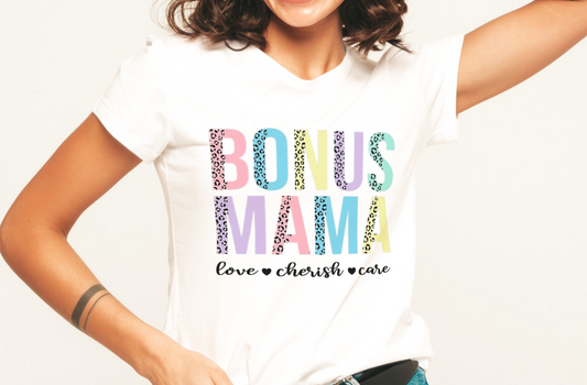 Bonus Mama Adult Cotton T-shirt