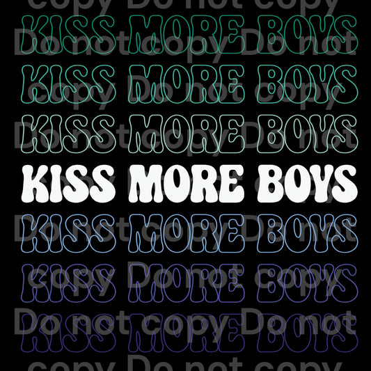 Kiss more boys Transfer Film 10016