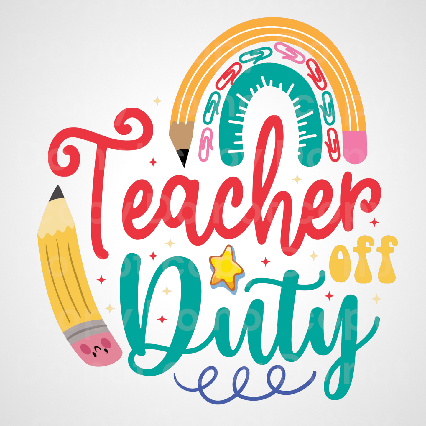 Teacher off Duty Transfer Film 2189
