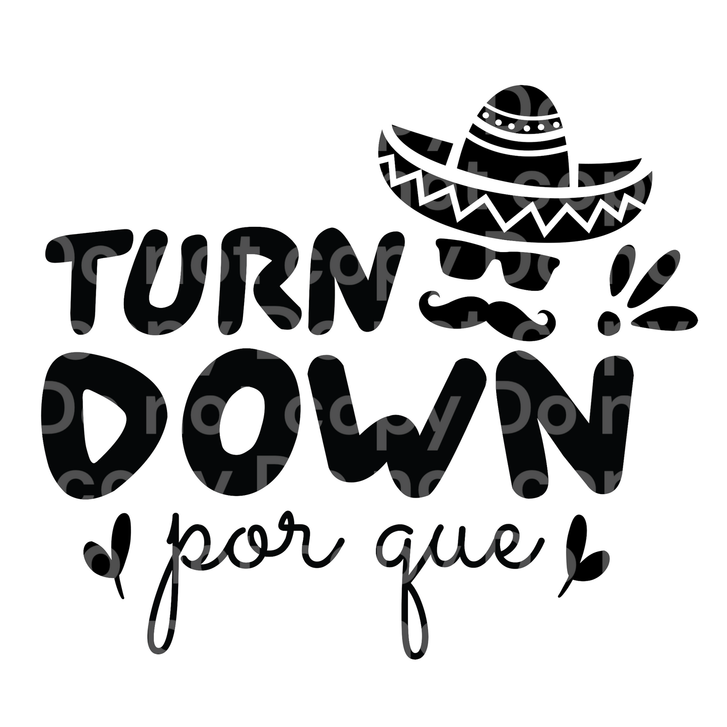 Cinco de Mayo Turn down por que Heart Transfer Film 7019