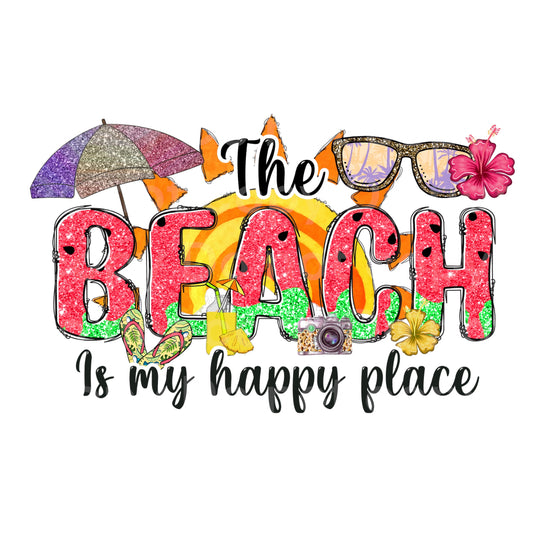 The Beach is my happy place Transfer Film 1710