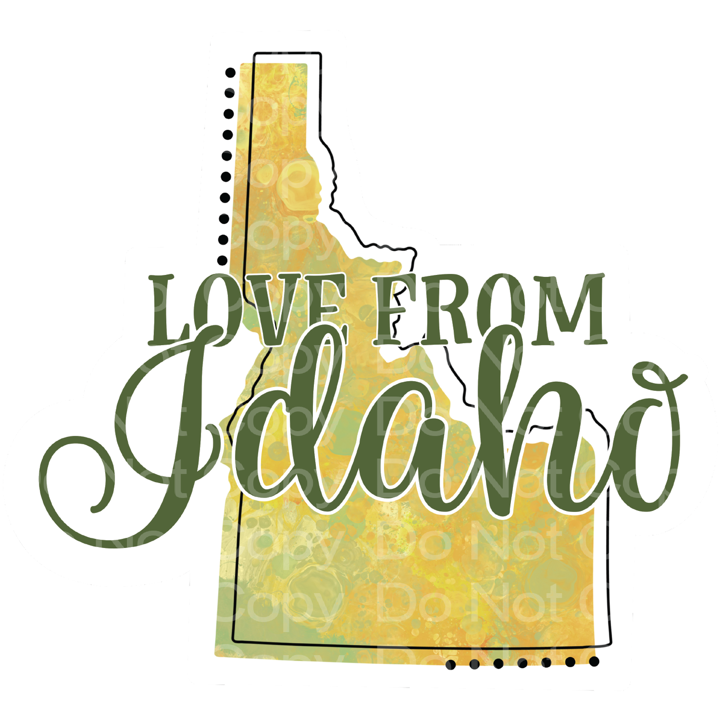 Love from Idaho Transfer Film 914
