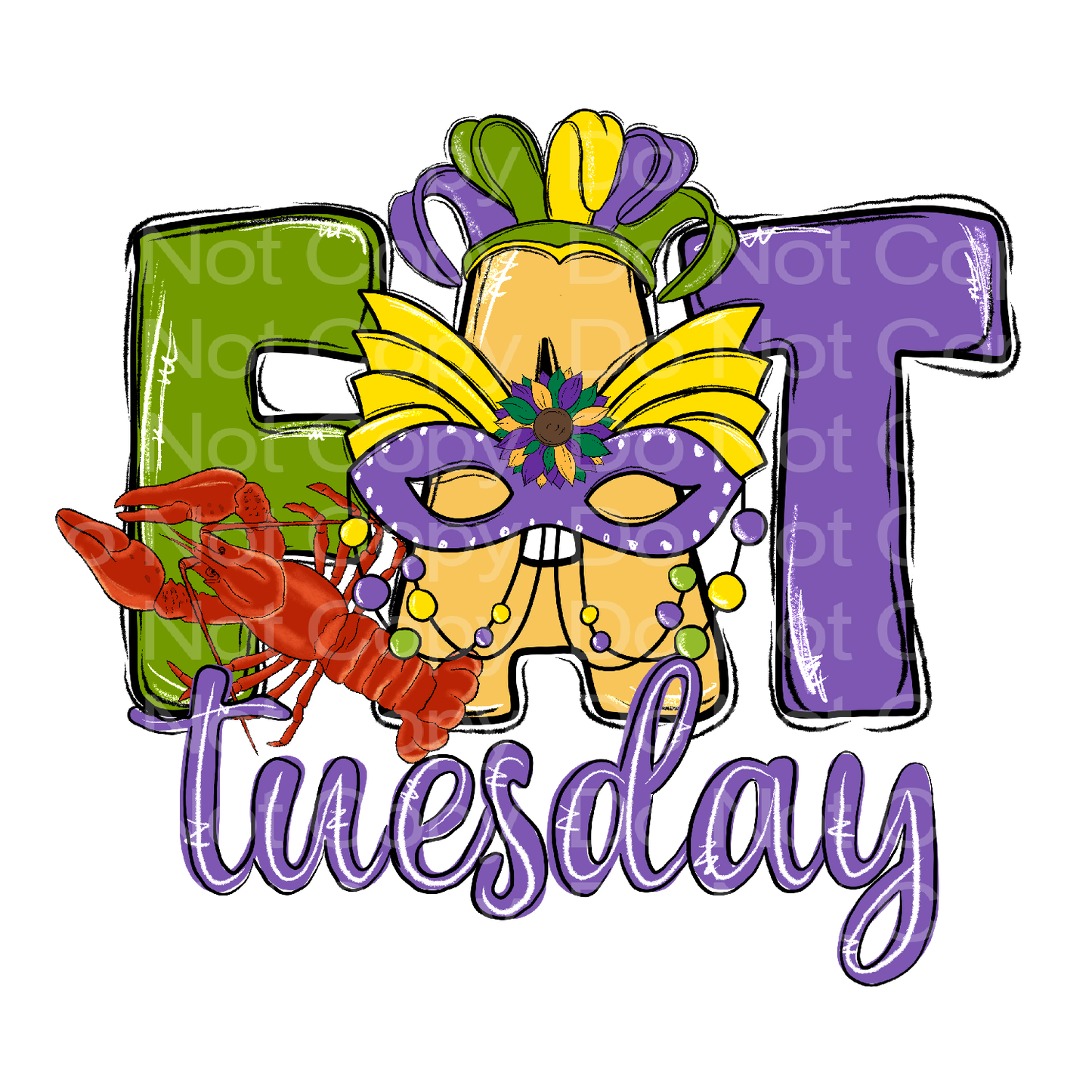 Fat Tuesday Mardi Gras Transfer Film 2015
