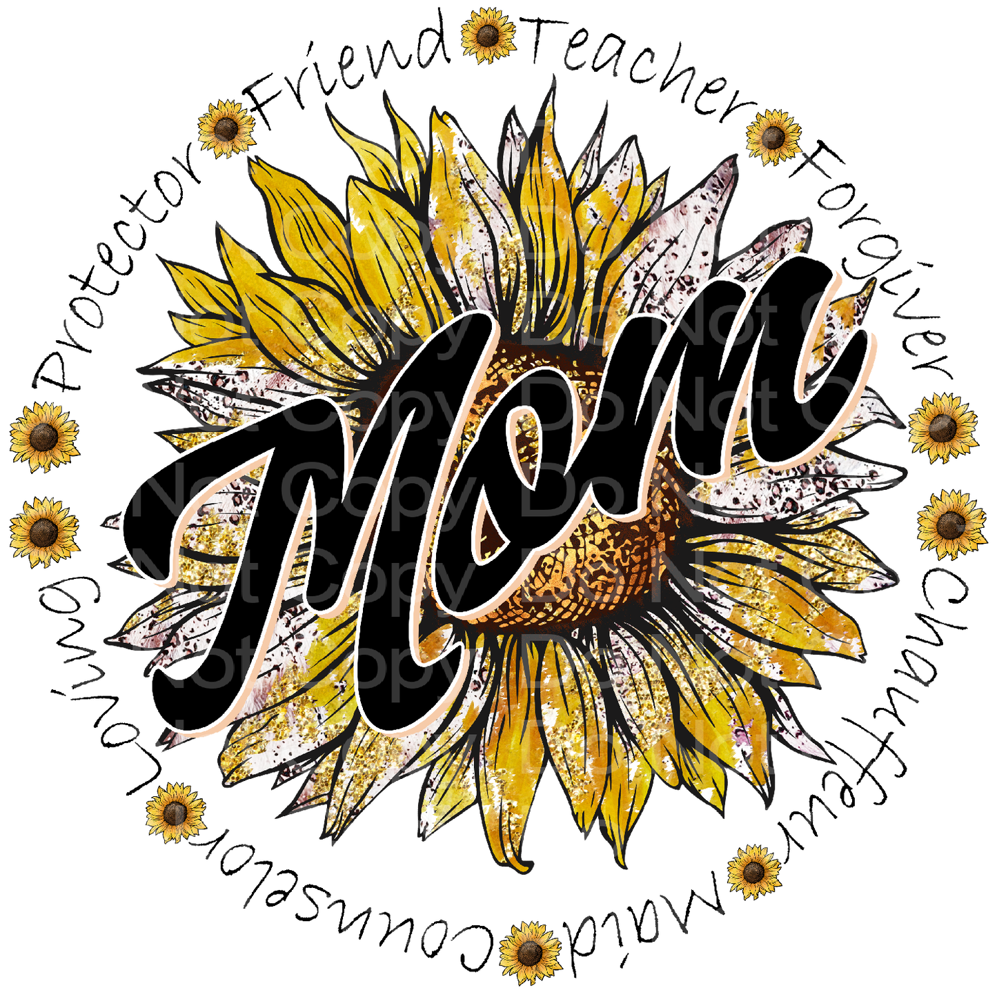 Sunflower Mom Transfer Film 418