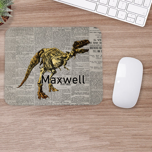 Personalized Vintage Dinosaur Mouse Pad