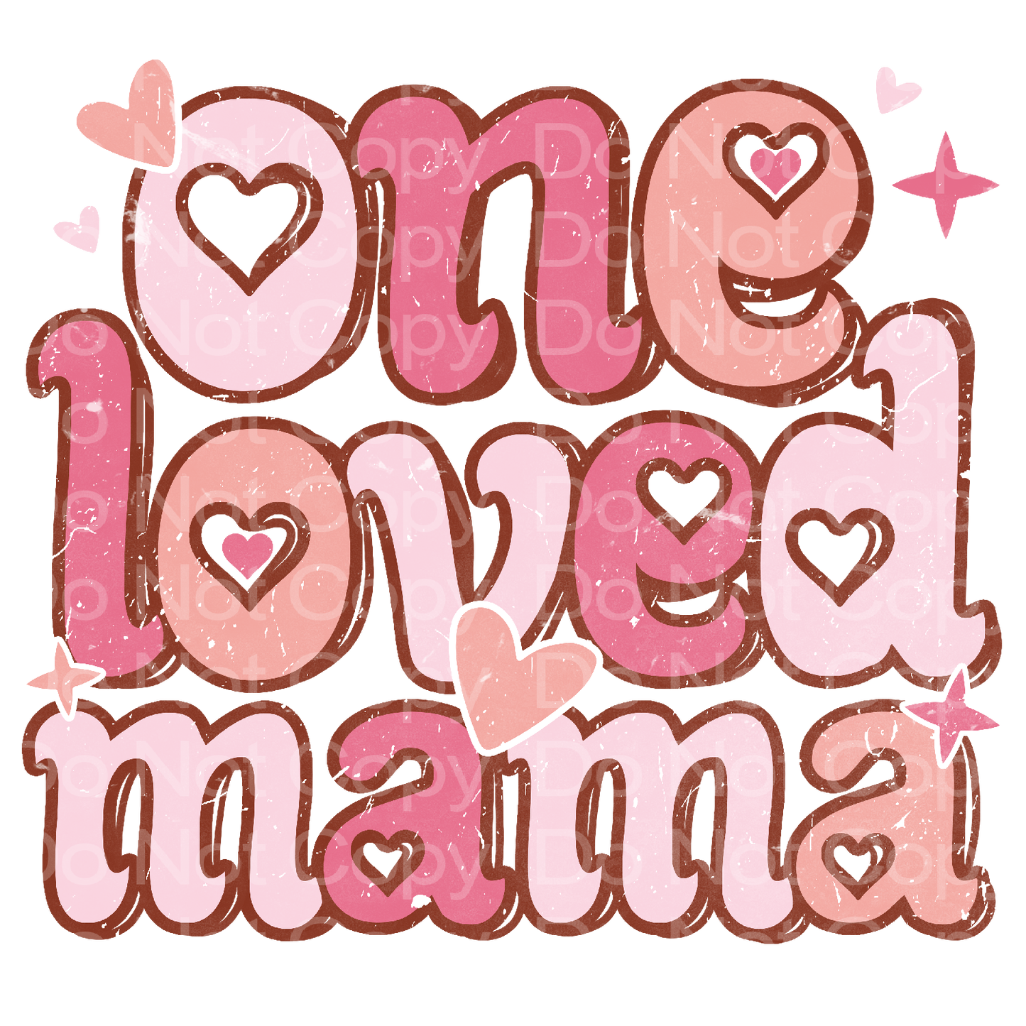 One Loved Mama Matching Transfer Film 239