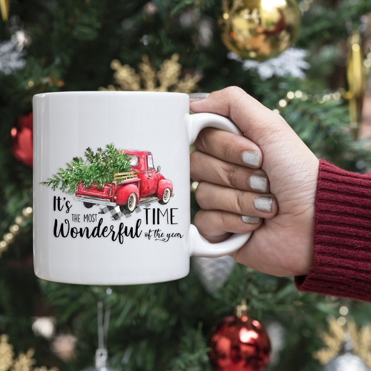 Christmas Truck Mug 11 oz.