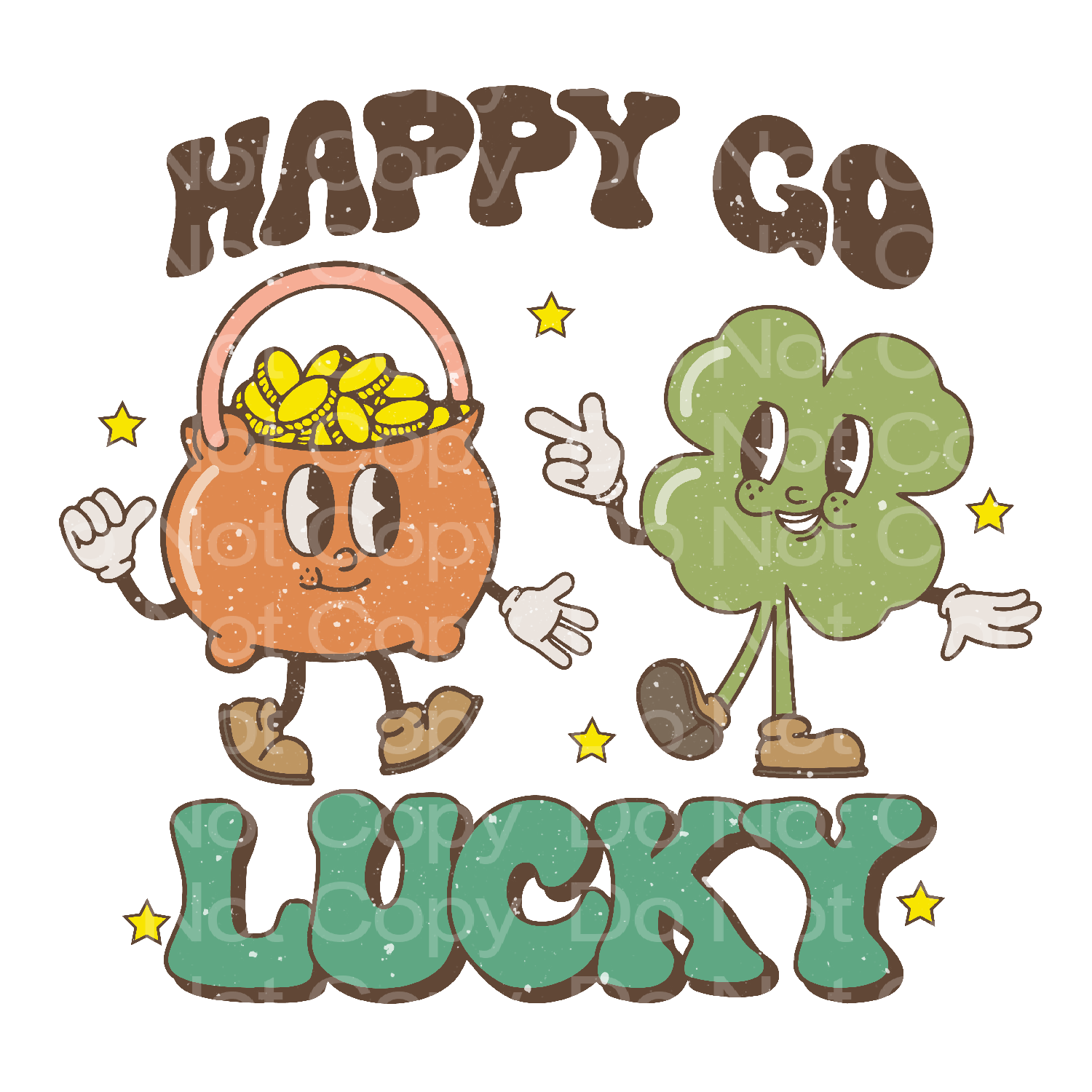 Retro Happy Go Lucky Transfer Film 1402 iheartcustoms