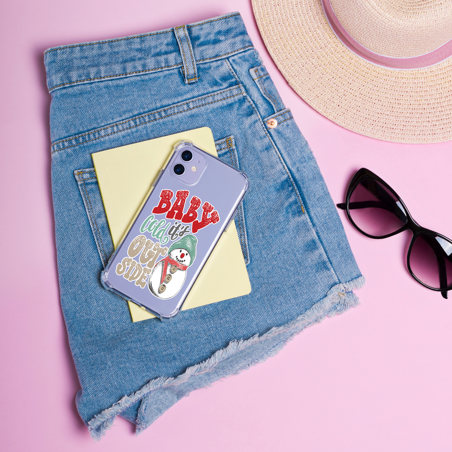 Baby It's Cold Outside Clear Bumper Case