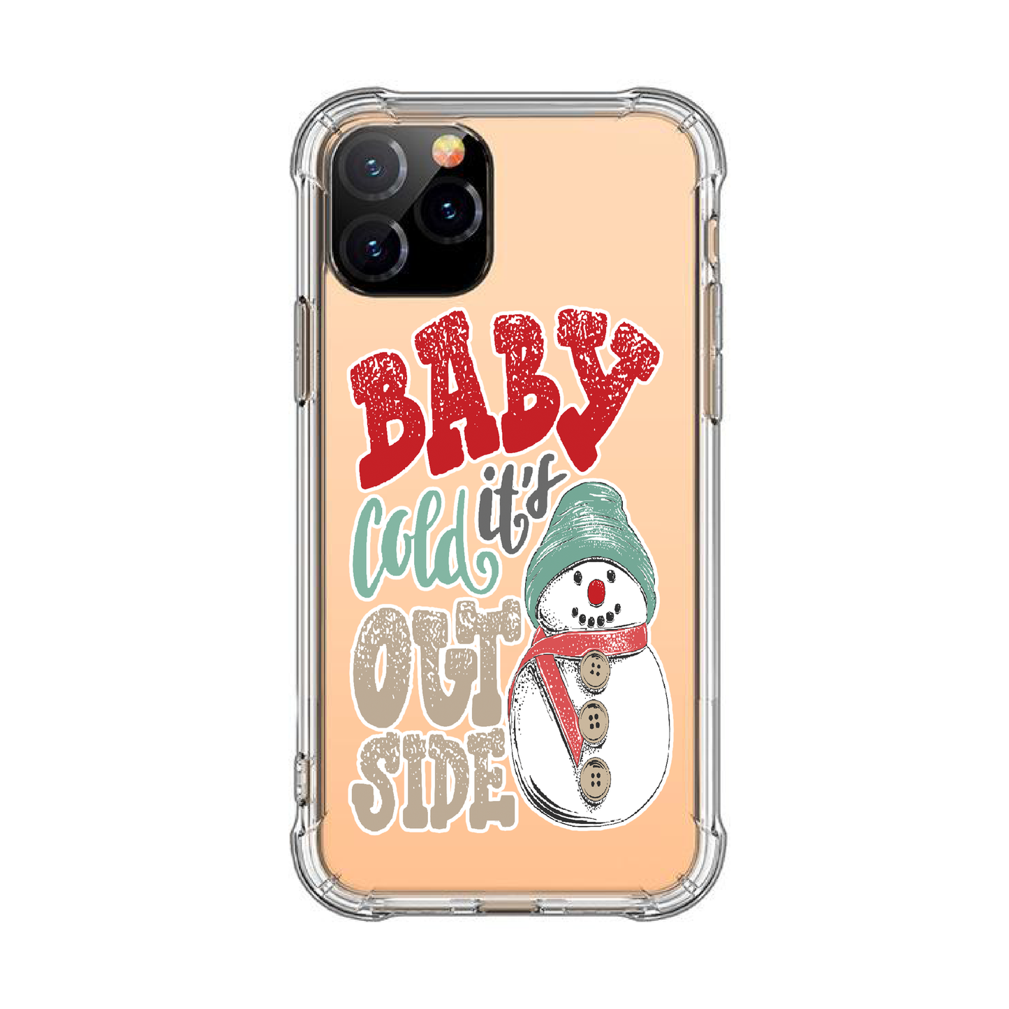Baby It's Cold Outside Clear Bumper Case