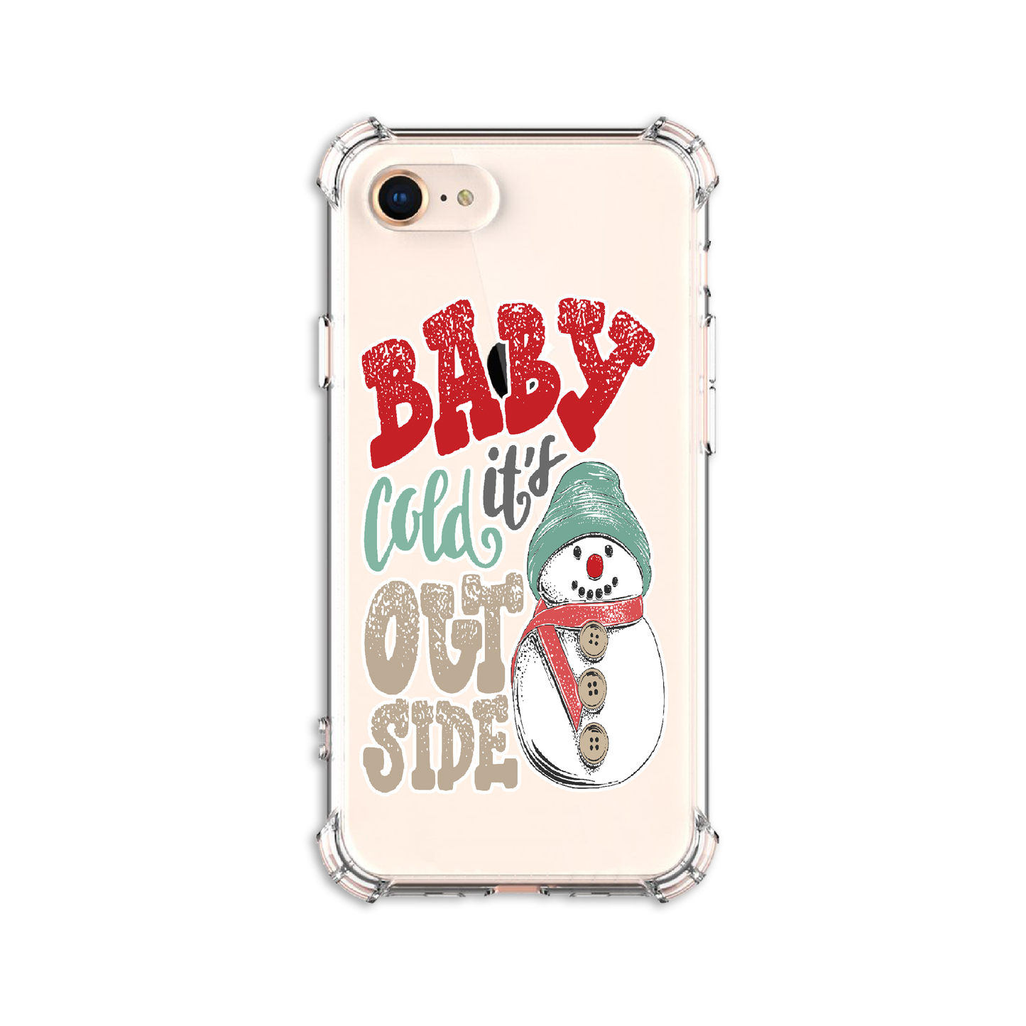 Baby It's Cold Outside Clear Bumper Case