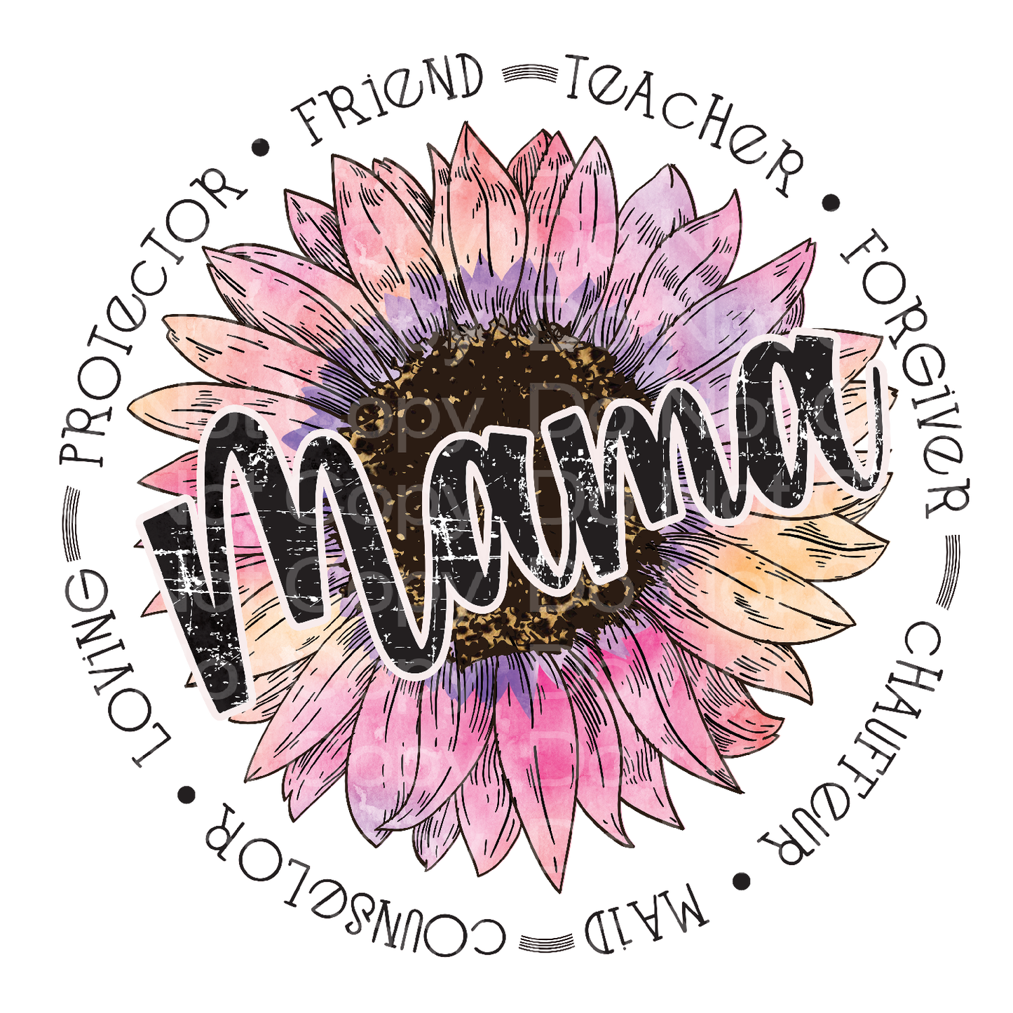 Sunflower Mama Transfer Film 418
