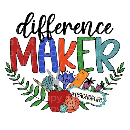 Difference Maker Teacher Transfer Film 602