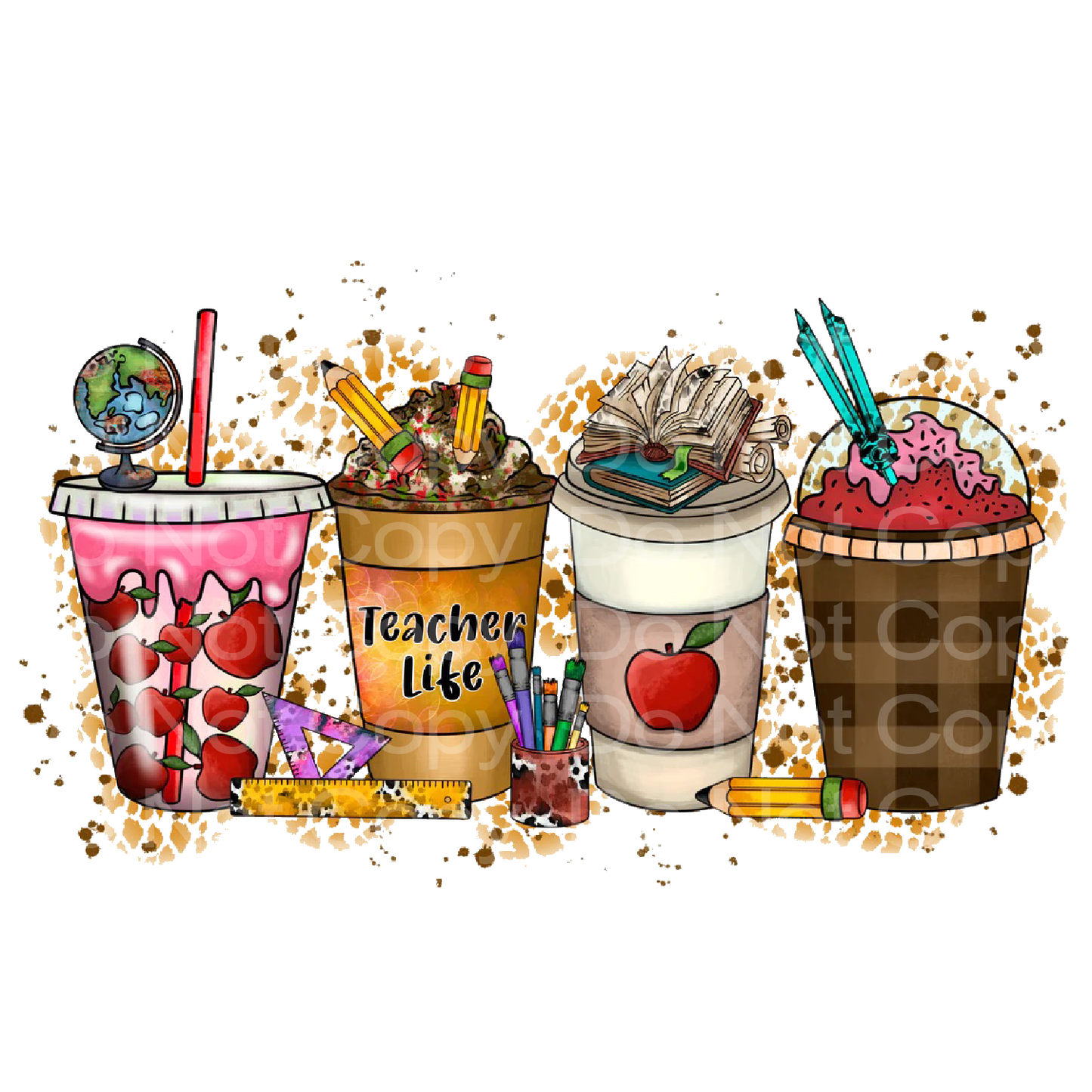 Teacher Life Drinks Transfer Film 1013